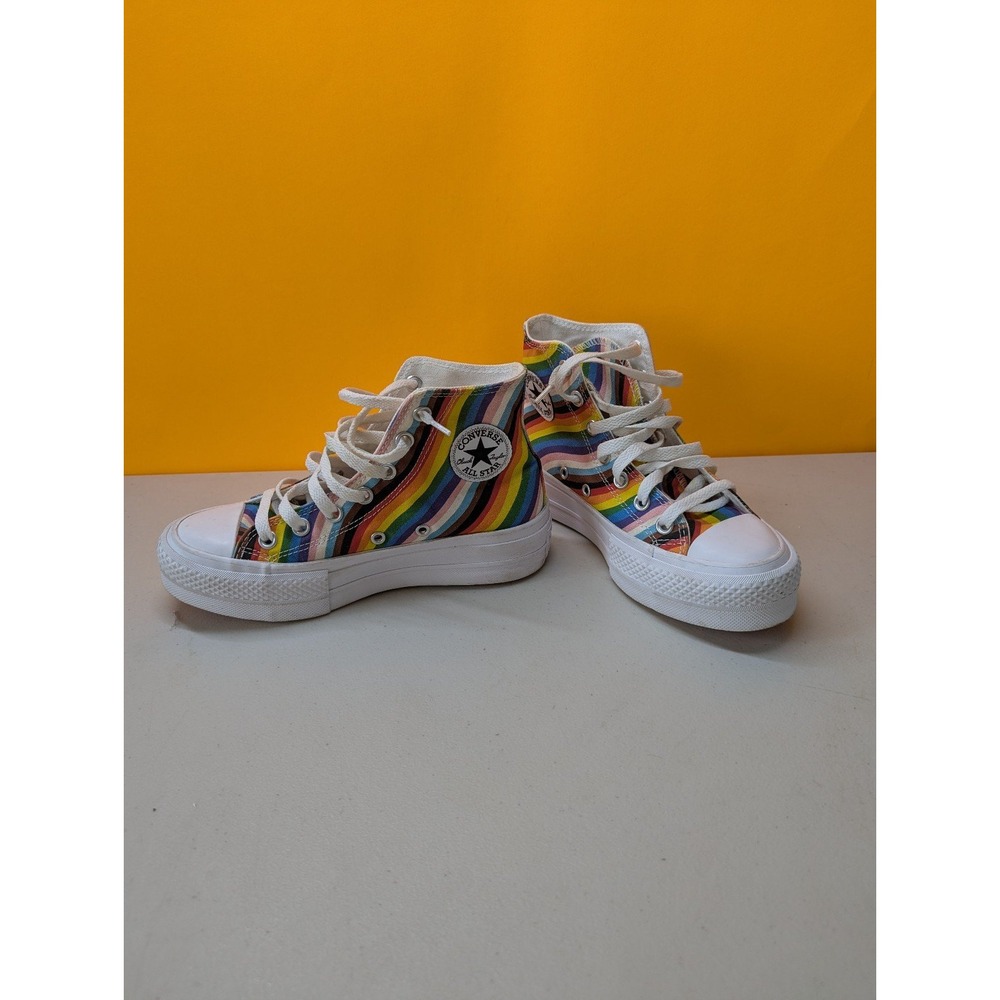 Converse by You All Star Rainbow Customized High Tops Men's 3 Wo's 5 Unisex RARE